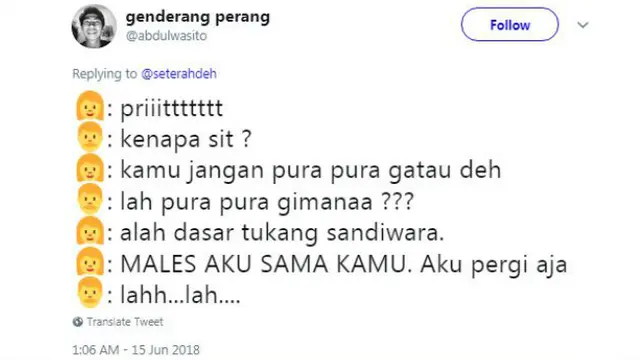 Lalu bagaimana jadinya kalau seorang cewek ditunjuk menjadi wasit?