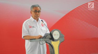 Sri Mulyani Letakkan Batu Pertama Pembangunan Indonesia Financial Center