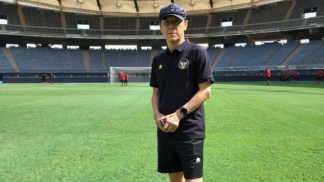 Pelatih Timnas Indonesia, Shin Tae-yong.