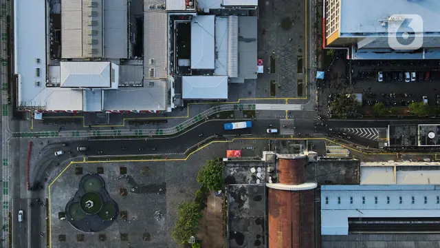 Jalur Pedestrian Penghubung Stasiun Jakarta Kota - Kawasan Wisata Kota Tua Selesai Direvitalisasi