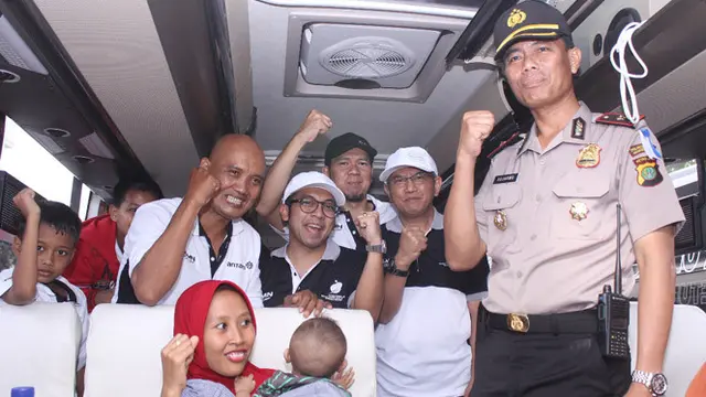 Mudik Bareng Guyub Rukun BUMN, Antam Berangkatkan 1.767 Orang