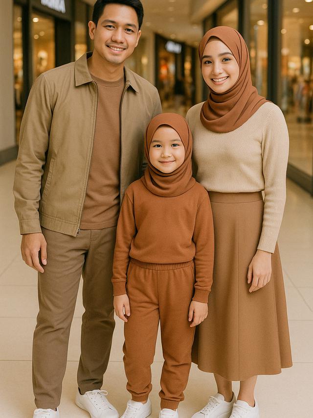 Smart Casual Outfit untuk Keluarga Muda di Tahun 2025 (Foto: Rizka Nur Laily via ChatGPT)