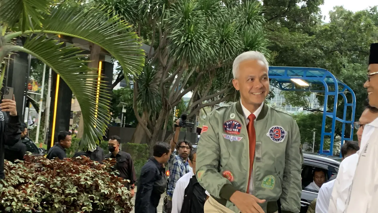 Ganjar Pranowo  jelang debat capres, Minggu sore (7/1/2024).