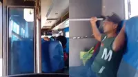 Penumpang bus (TikTok/@po.ladju)