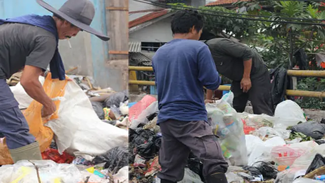 Sampah Membludak di Pasar Kordon