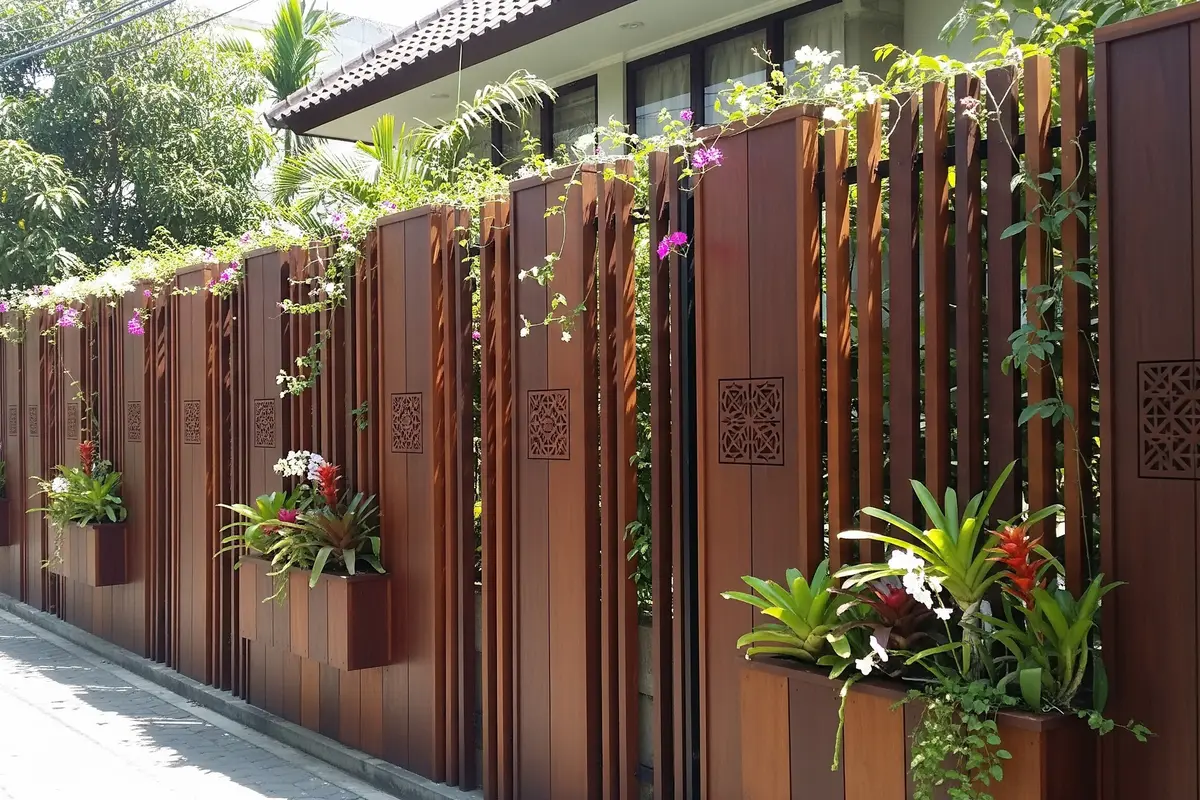 Desain Pagar Rumah Anti Pandang/ Ilustrasi AI