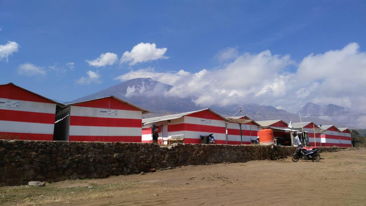 Hunian sementara dari BUMN untuk korban gempa di Sembalun Lombok