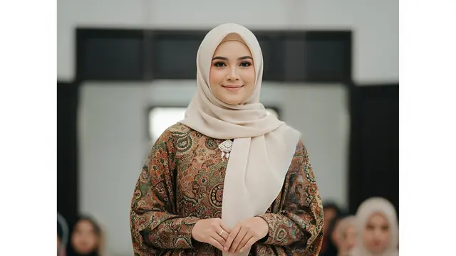 Model Gamis Batik untuk Seragam Pengajian