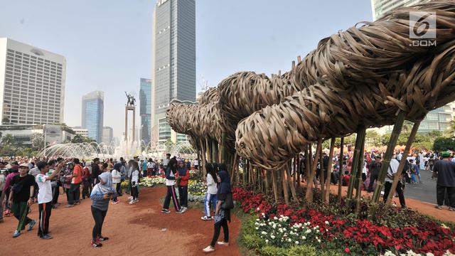 Instalasi bambu "Getih Getah"