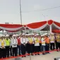 Menko Maritim dan Menhub tinjau proyek LRT Jabodebek (dok: Bawono)