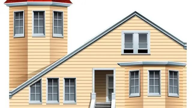 Ilustrasi Model Rumah Atap Miring (credit: brgfx/freepik)