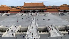Suasana Museum Istana di Beijing, China, Kamis (10/9/2020). Pameran bertajuk Kemegahan Abadi: Enam Abad di Kota Terlarang diselenggarakan di Museum Istana yang juga dikenal sebagai Kota Terlarang untuk memperingati 600 tahun usia bekas kompleks kekaisaran tersebut. (Xinhua/Jin Liangkuai)
