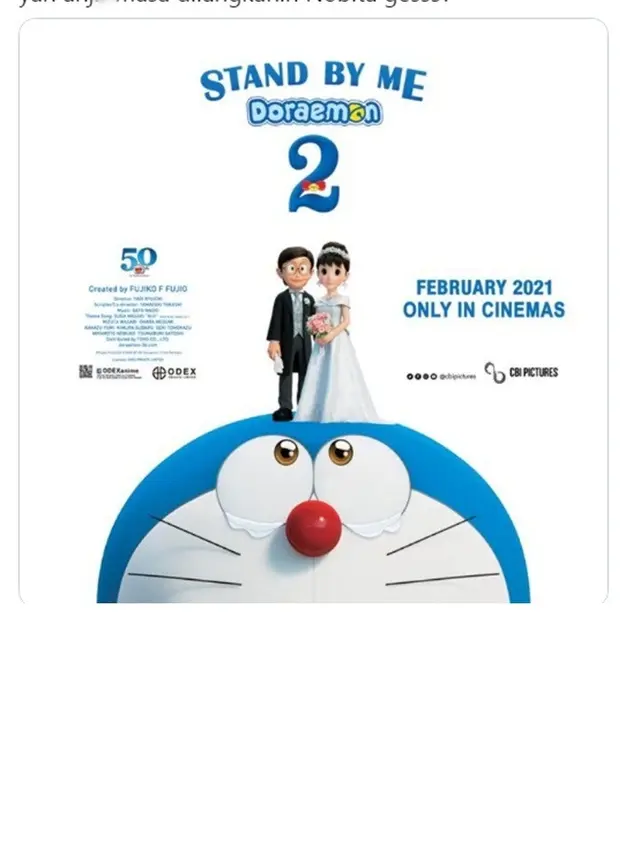 Nobita dan Shizuka Menikah di Stand by Me Doraemon 2, 8 Curhatan Netizen Ini Bikin Geli