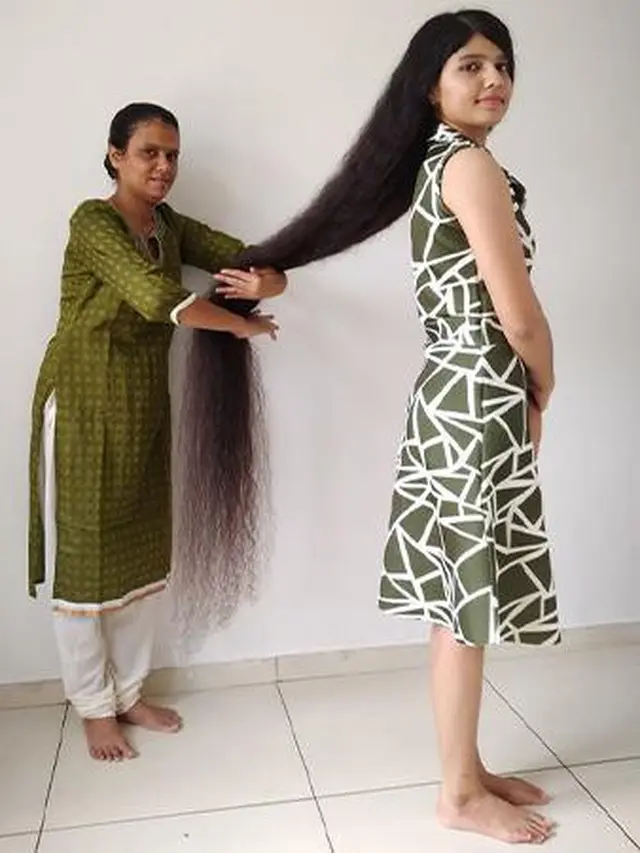 Kenalkan Nilanshi, Rapunzel di Dunia Nyata yang Punya Rambut hingga 2 Meter