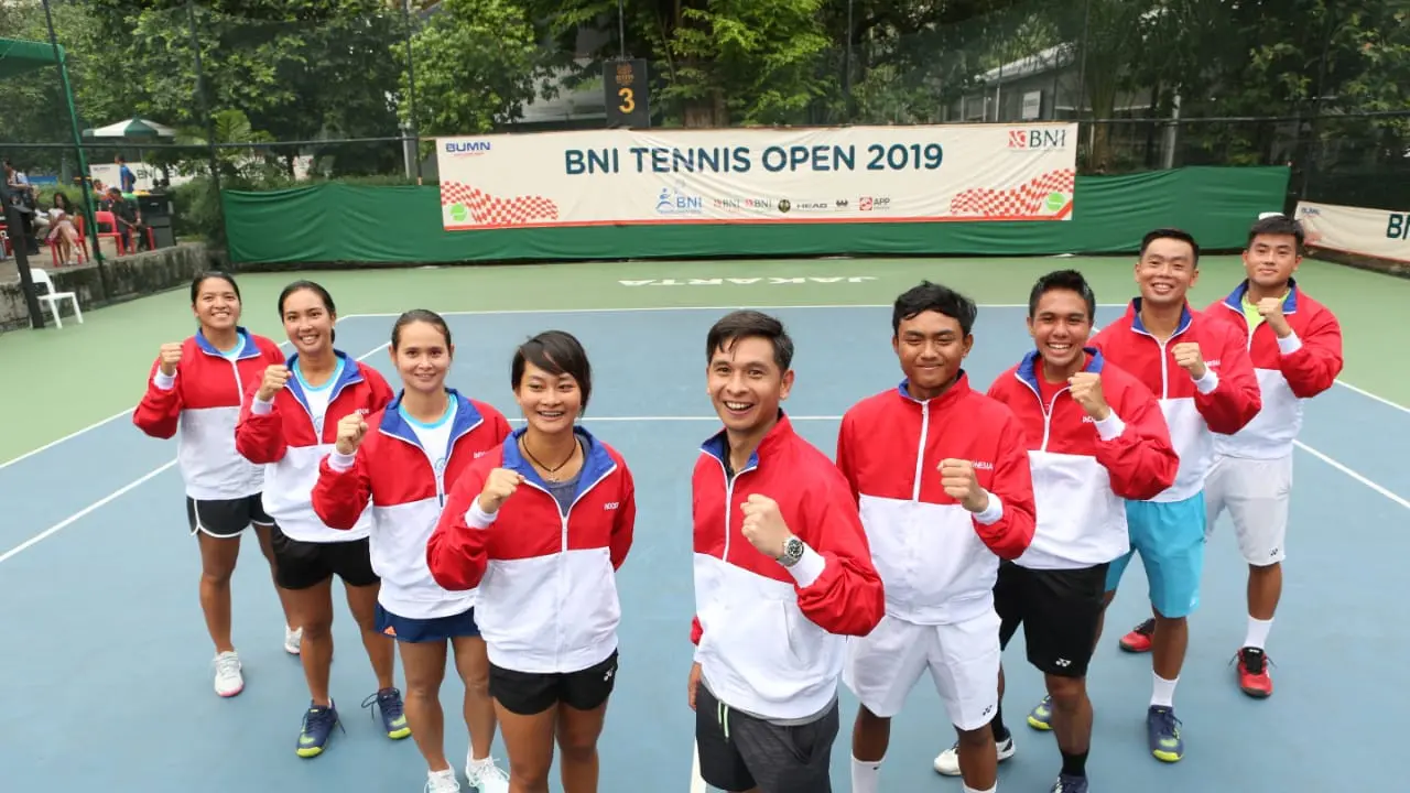 Petenis Unggulan Berjaya di Turnamen BNI Tennis Open 2019