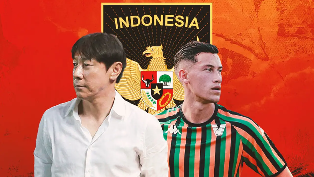 Timnas Indonesia - Jay Idzes dan Shin Tae-yong