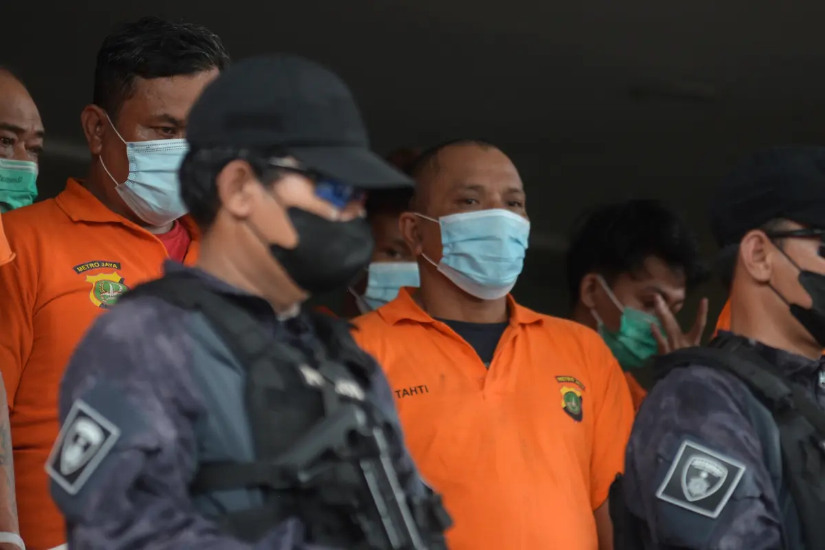 FOTO: 24 Preman Diciduk dalam Kasus Pungli di Tanjung Priok