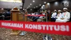 Perwakilan ormas mengikuti sidang perdana Pengujian Undang - undang (UU) Ormas, di Gedung Mahkamah Konstitusi, Jakarta, Rabu (26/7). (Liputan6.com/Johan Tallo)
