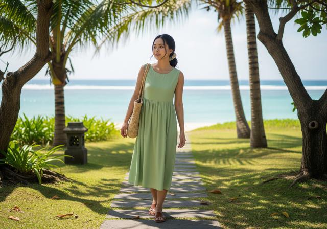 Dress Santai Berbahan Ringan (Viscose/Linen/Katun)