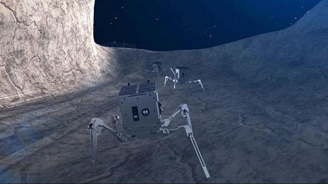 The Walking Rover, robot penjelajah berbentuk laba-laba. Dok: spacebit.com