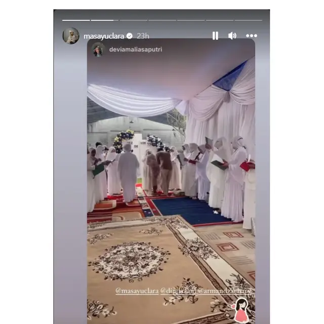 Sembunyikan Kabar Hamil, Ini 6 Momen Tasyakuran 4 Bulan Kehamilan Adinda Azani
