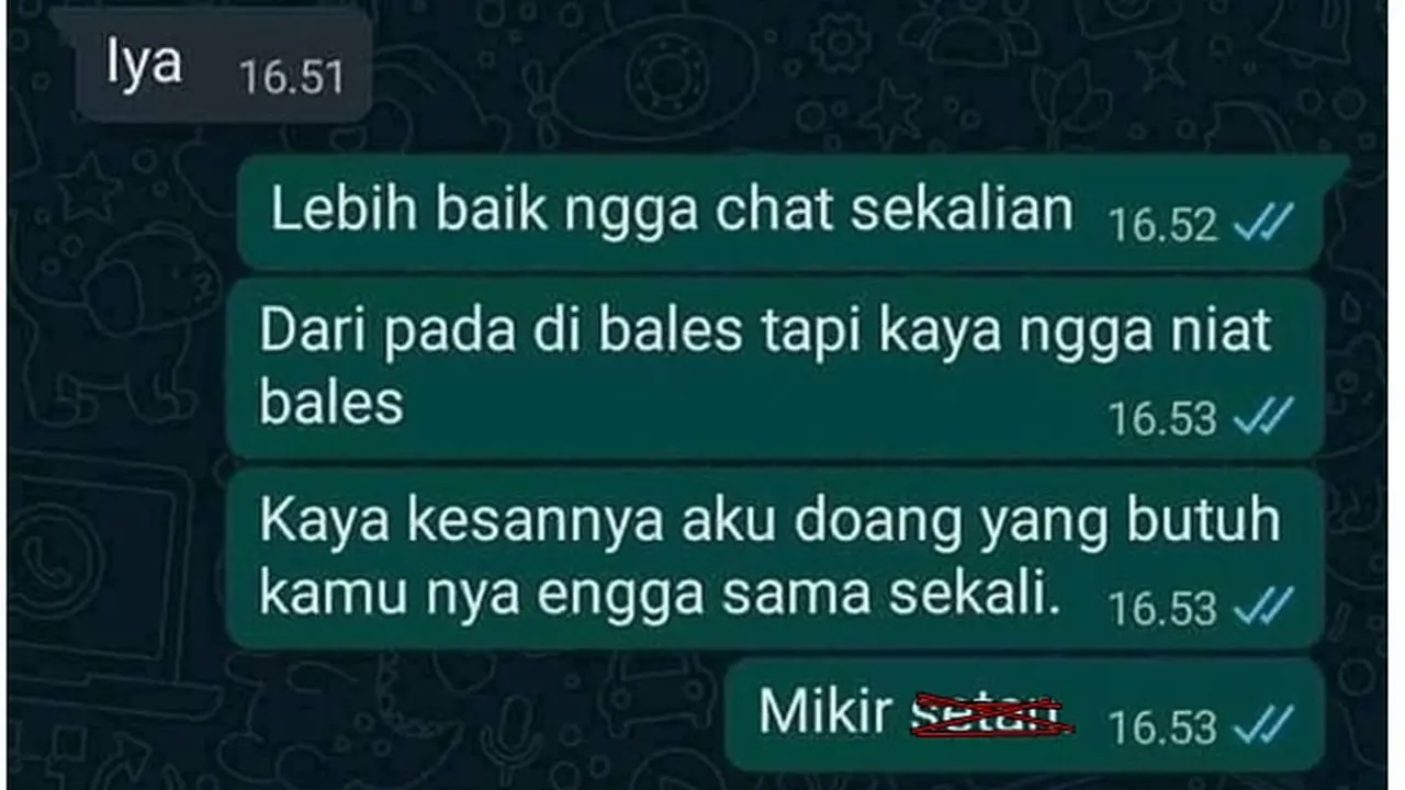 6 Balasan Chat Terbawa Emosi Karena Dicuekin Ini Bikin Geregetan