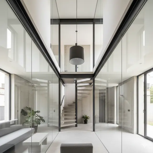 Model Rumah Mungil dengan Void Vertikal