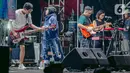 Grup musik Potret tampil pada hari kedua Synchronize Fest 2022 di Gambir Expo Kemayoran, Jakarta, Sabtu (8/10/2022). Setelah dua tahun tertunda karena pandemi Covid-19, Synchronize Fest 2022 akhirnya resmi digelar kembali pada 7 sampai 9 Oktober 2022. (Liputan6.com/Faizal Fanani)