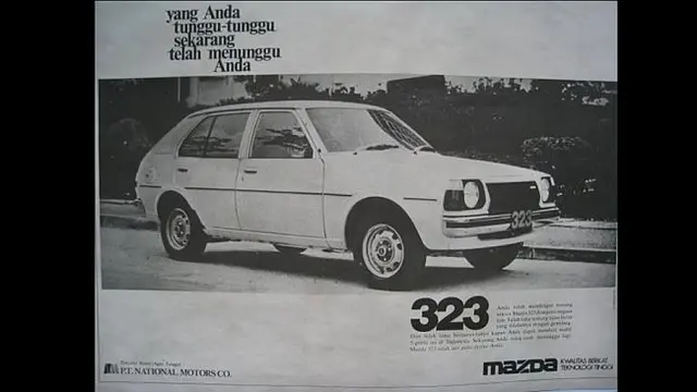 6. Dari Mazda juga ada dengan seri 323, diproduksi mulai tahun 1986.