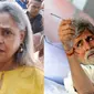 Jaya Bachchan marah-marah ketika wartawan bertanya soal kesehatan suami, Amitabh Bachchan.