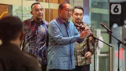 Kejagung kembali memeriksa Muhammad Lutfi terkait kasus mafia minyak goreng, dalam hal ini pemberian fasilitas ekspor Crude Palm Oil (CPO) dan turunannya pada industri kelapa sawit periode Januari 2022 sampai dengan April 2022. (Liputan6.com/Faizal Fanani)