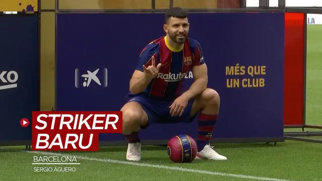 VIDEO: Perkenalan Sergio Aguero Sebagai Striker Baru Barcelona