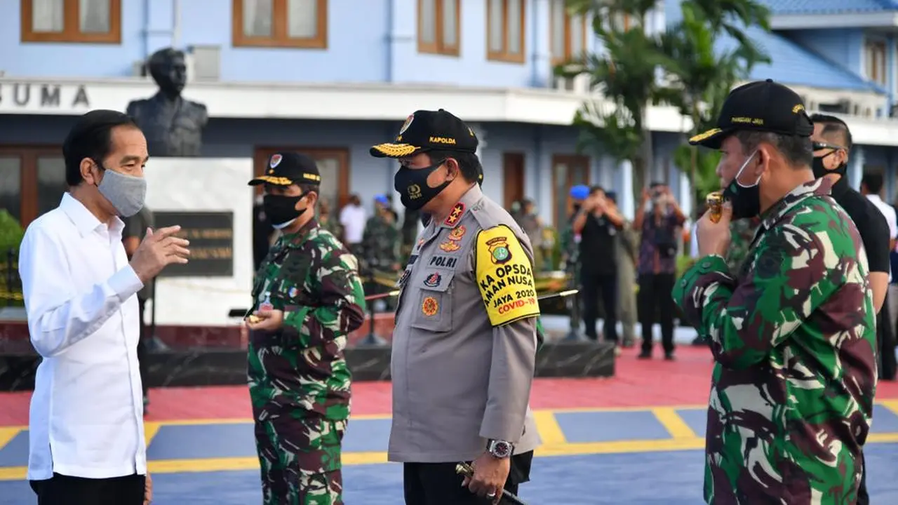 Presiden Jokowi melakukan kunjungan kerja ke Provinsi Kalimantan Tengah (Kalteng), Kamis (9/7/2020).