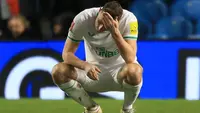 Hasil impresif Newcastle United di Liga Inggris 2022/2023 tak mampu ditularkan di ajang Piala FA. Bertanding pada putaran ketiga, Minggu (8/1/2023) dini hari WIB menghadapi tuan rumah Sheffield Wednesday yang kini berkompetisi di League One yang merupakan kasta ketiga di sepak bola Inggris, The Magpies takluk 1-2 dan gagal lolos ke putaran keempat Piala FA 2022/2023. Hasil itu sekaligus memutus rentetan 15 laga tak terkalahkan Newcastle United di semua ajang. (AFP/Lindsey Parnaby)