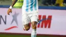 Bek Argentina, Marcos Rojo melakukan selebrasi usai mencetak gol ke gawang Paraguay pada semifinal Copa Amerika 2015 di Concepcion, Chili, (1/7/2015). Argentina melangkah ke final usai mengalahkan Paraguay 6-1. (Reuters/Carlos Garcia Rawlins)