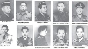 Profil 10 Pahlawan Revolusi yang Gugur dalam Peristiwa G30S PKI