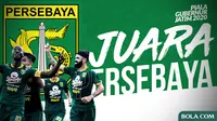 Persebaya Surabaya Juara Piala Gubernur Jatim 2020. (Bola.com/Dody Iryawan)