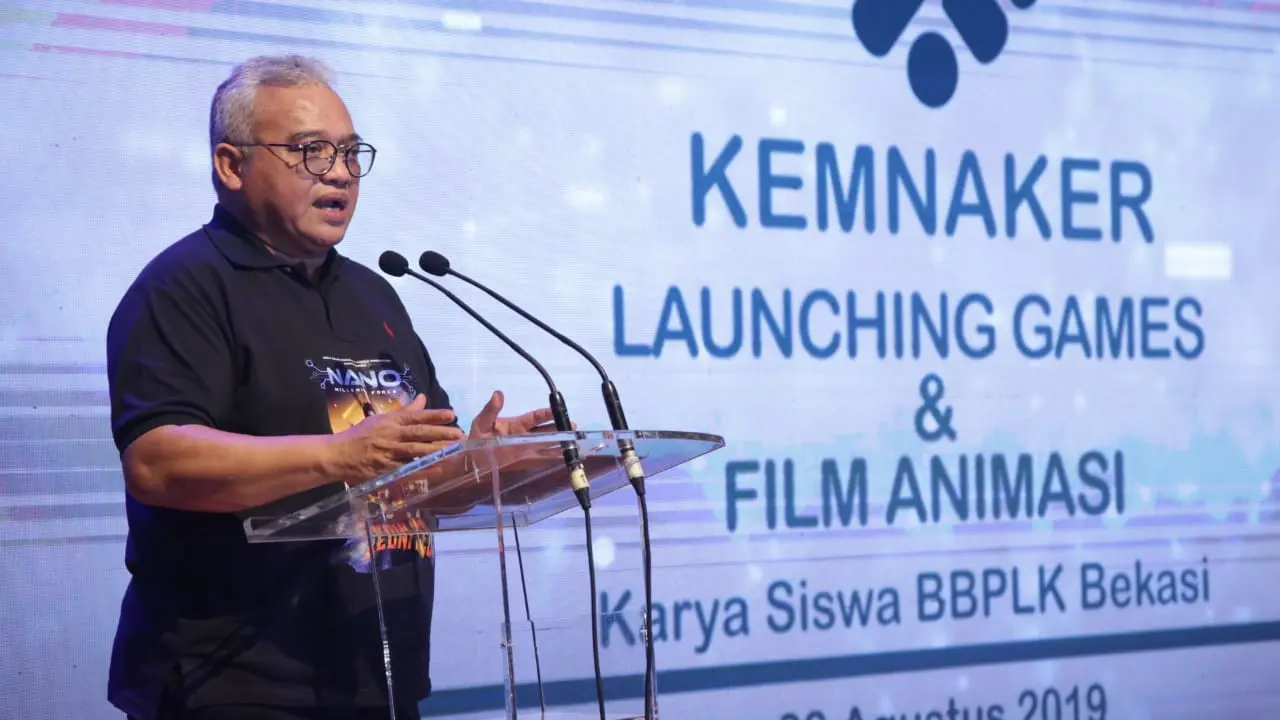 Kemnaker Launching Film dan Games Animasi Karya Siswa BBPLK Bekasi