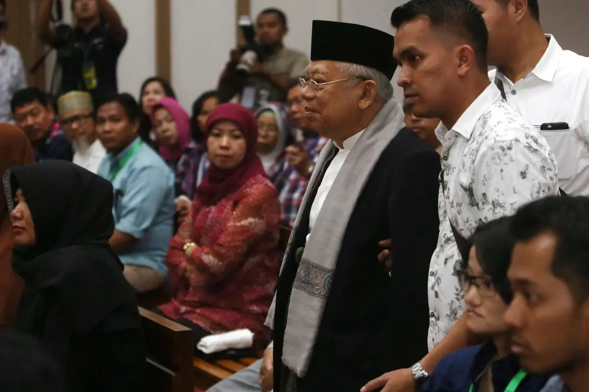 20170131-Ketua MUI Ma'ruf Amin Jadi Saksi Sidang ke-8 Ahok-Jakarta
