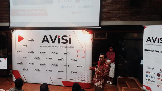 Hermawan Sutanto selaku Ketua Umum Asosiasi Video Streaming Indonesia (AVISI)