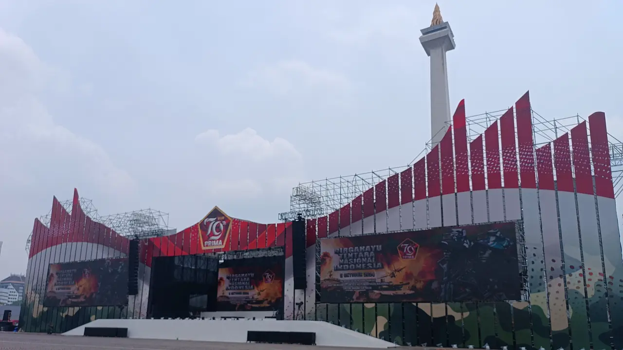 Panggung HUT TNI