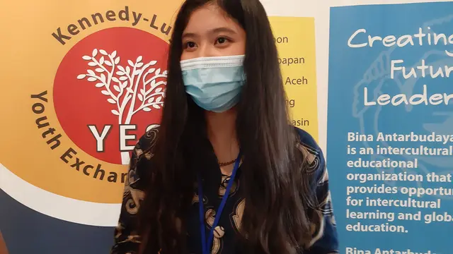 Felicia Aldiyani dari SMAN 1 Kuta yang sukses ikut YES Program dari Kedutaan Besar AS di Indonesia.