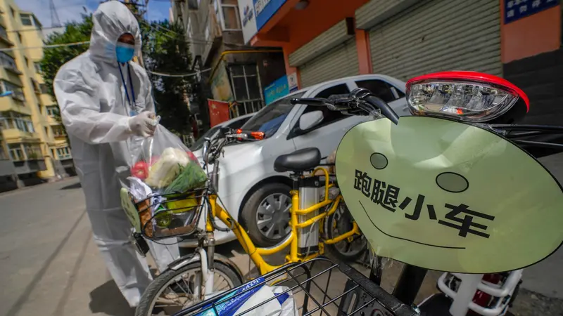 Layanan Pengantaran Barang Saat Covid-19 di Urumqi