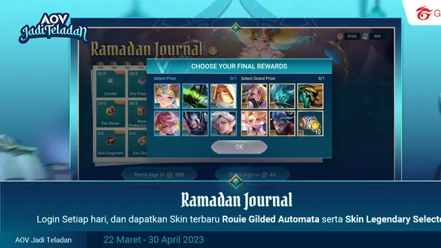 Arena of Valor (AOV) menggelar sejumlah kegiatan menarik di bulan Ramadhan (Garena)