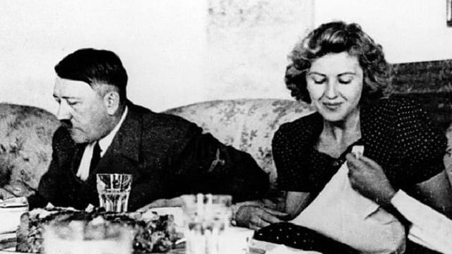 Adolf Hitler and Eva Braun (AP)
