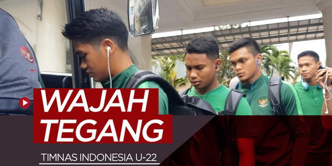 VIDEO: Wajah Tegang Pemain Timnas Indonesia U-22 di Piala AFF 2019