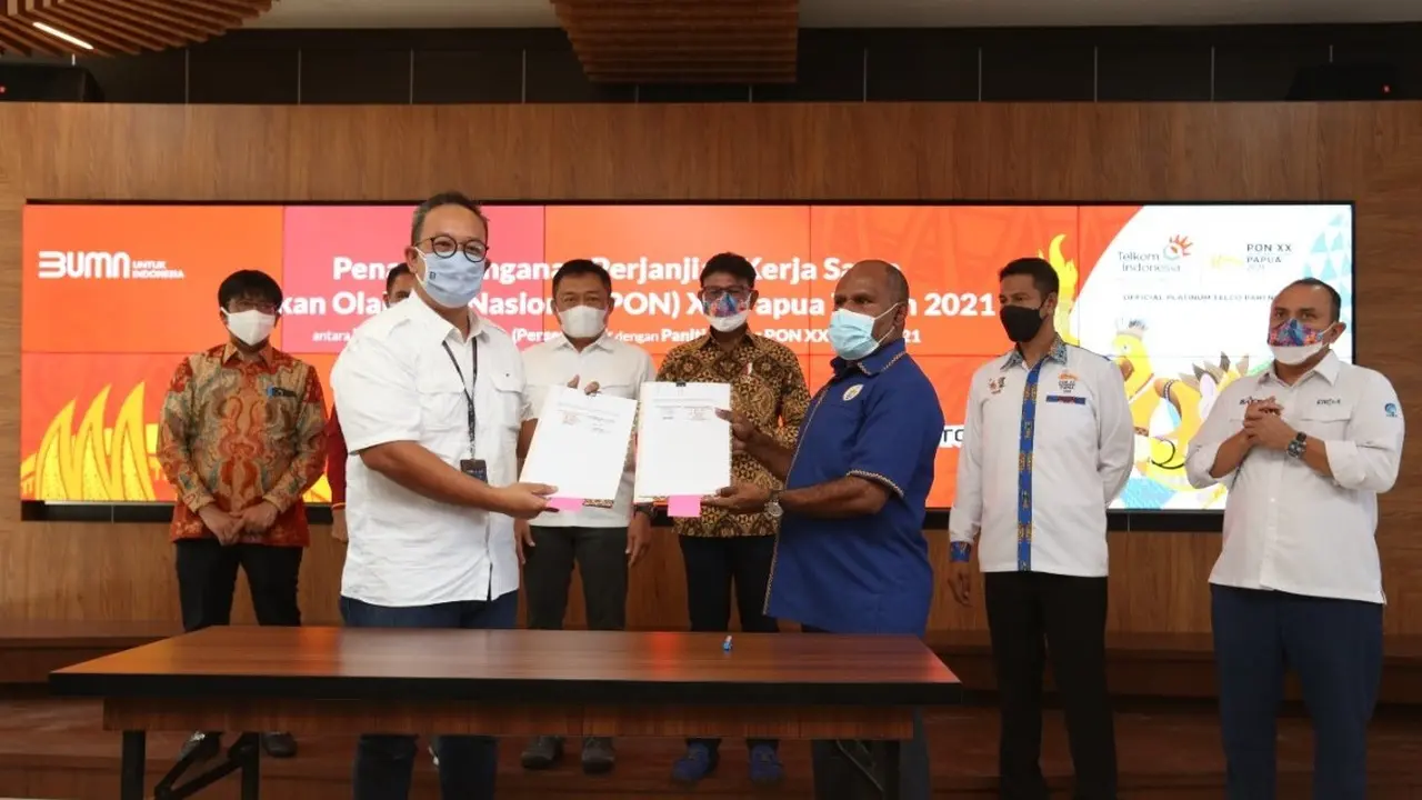 Jadi Official Platinum Telco Partner, Telkom Siap Sukseskan Gelaran PON XX Papua 2021
