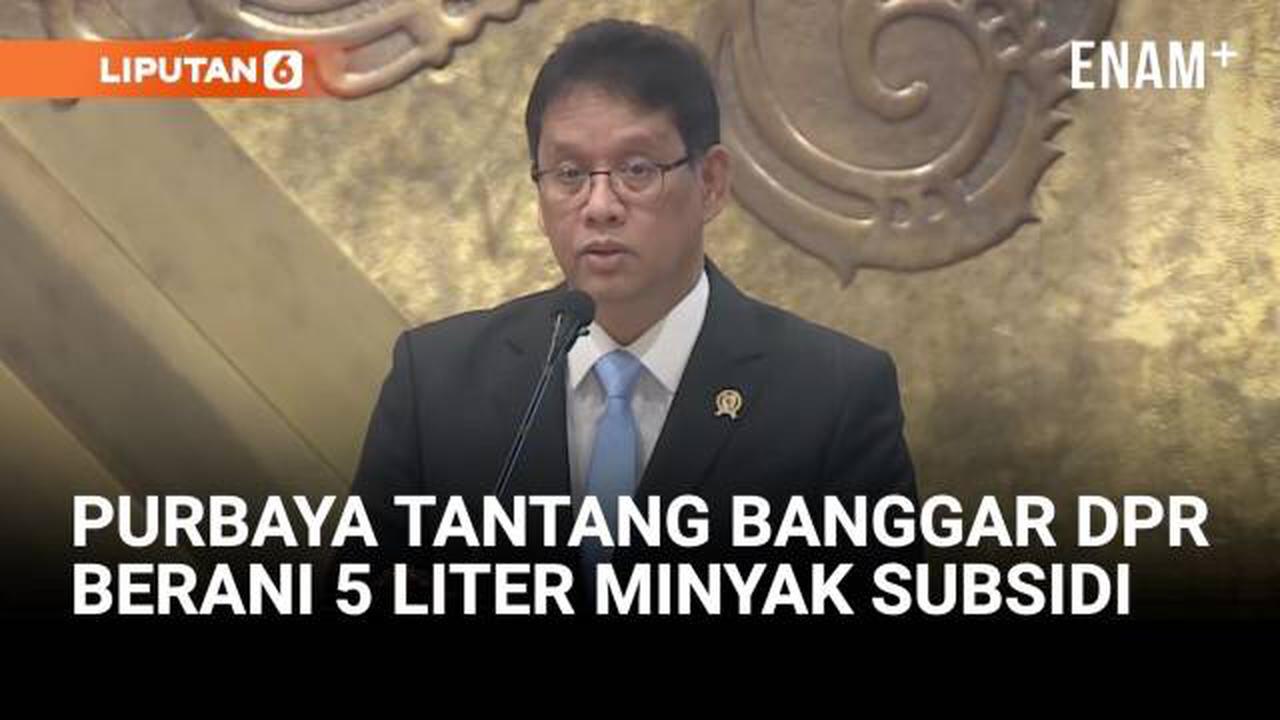 Menkeu Purbaya Blak-blakan Ketua Banggar DPR Tak Berani Setuju 5 Liter Minyak Subsidi