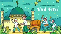 Ilustrasi Hari Raya Idulfitri (Photo created by pikisuperstar www.freepik.com)