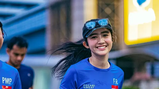 Intip Gaya Sporty Febby Rastanty Saat Berolahraga, Super Stylish!
